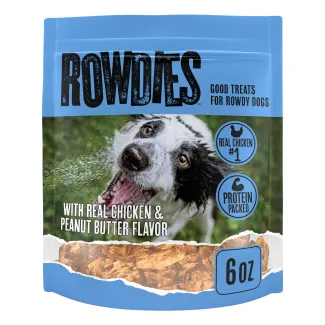 Rowdies Dog Treats with Chicken and Peanutbutter