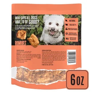 Rowdies With Real Beef Dog Treats back