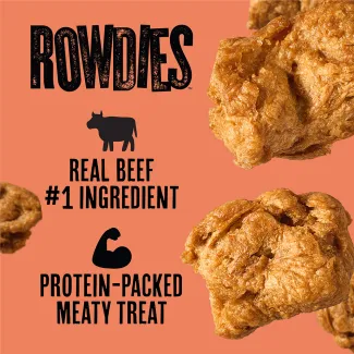 Rowdies real beef is number one ingredient